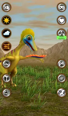 Talking Ornithomimids Dinosaur android App screenshot 9