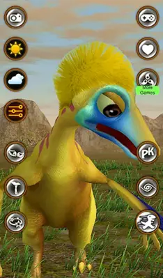 Talking Ornithomimids Dinosaur android App screenshot 10