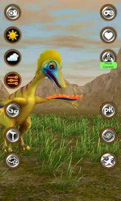 Talking Ornithomimids Dinosaur android App screenshot 15