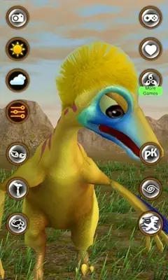 Talking Ornithomimids Dinosaur android App screenshot 16