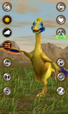 Talking Ornithomimids Dinosaur android App screenshot 17