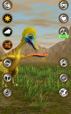 Talking Ornithomimids Dinosaur android App screenshot 3