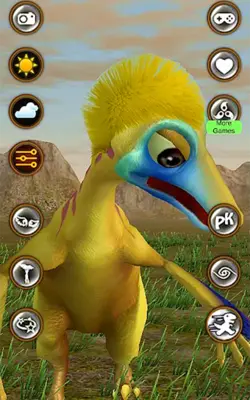 Talking Ornithomimids Dinosaur android App screenshot 4